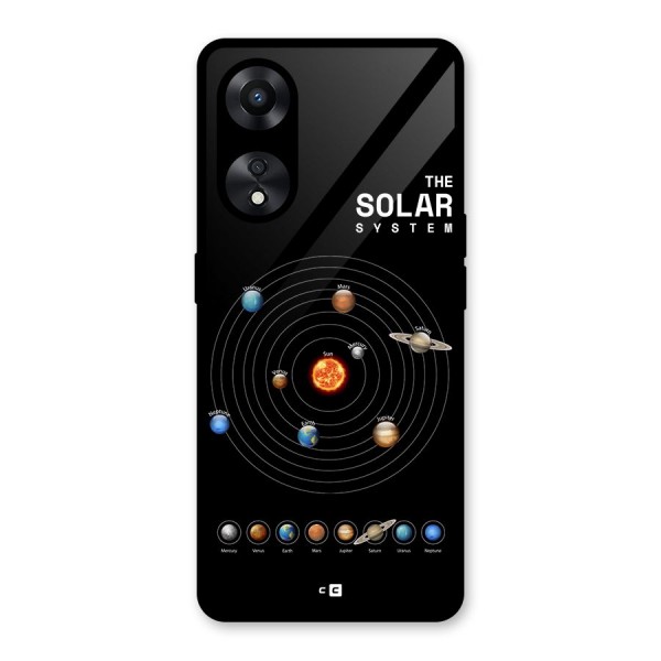 The Solar System Glass Back Case for Oppo A78