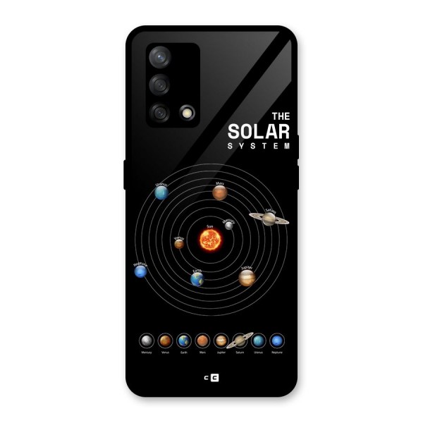 The Solar System Glass Back Case for Oppo F19