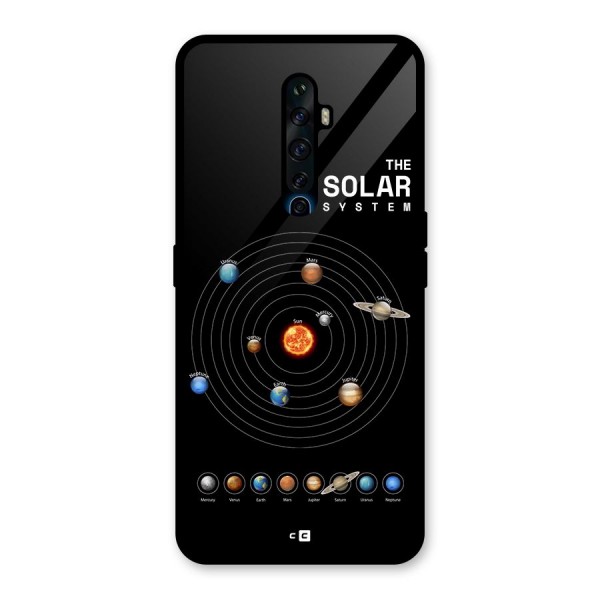 The Solar System Glass Back Case for Oppo Reno2 F