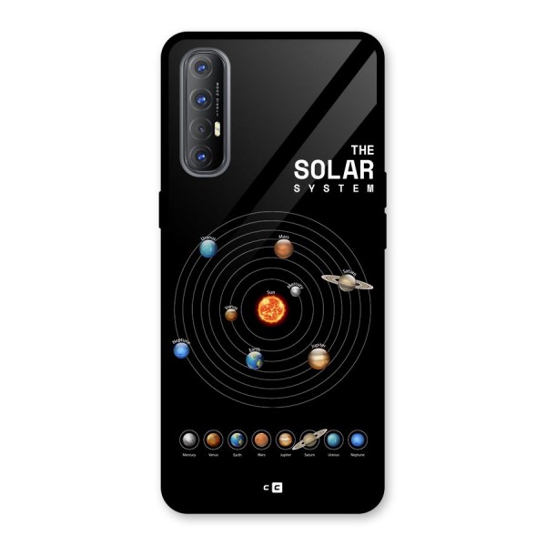 The Solar System Glass Back Case for Oppo Reno3 Pro