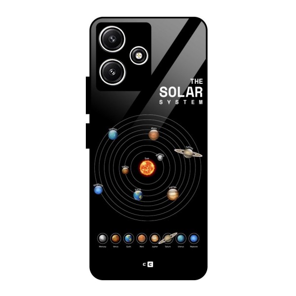 The Solar System Glass Back Case for Poco M6 Pro