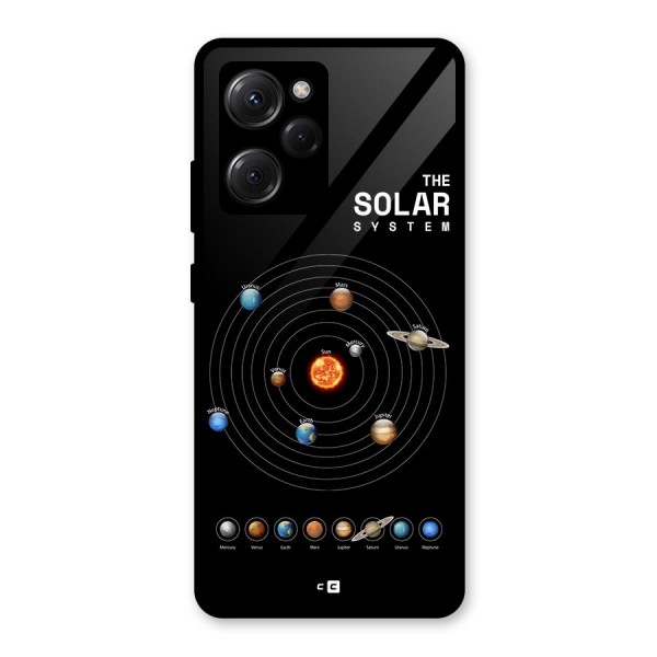 The Solar System Glass Back Case for Poco X5 Pro