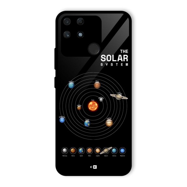 The Solar System Glass Back Case for Realme Narzo 50A