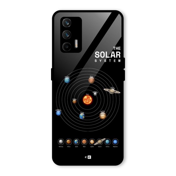 The Solar System Glass Back Case for Realme X7 Max