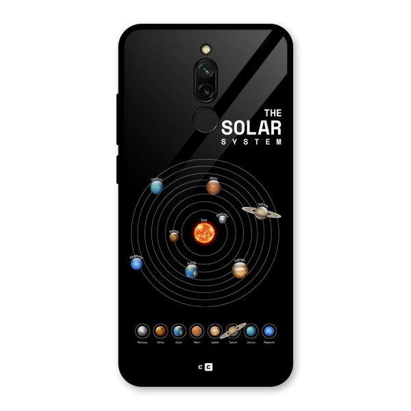 The Solar System Glass Back Case for Redmi 8