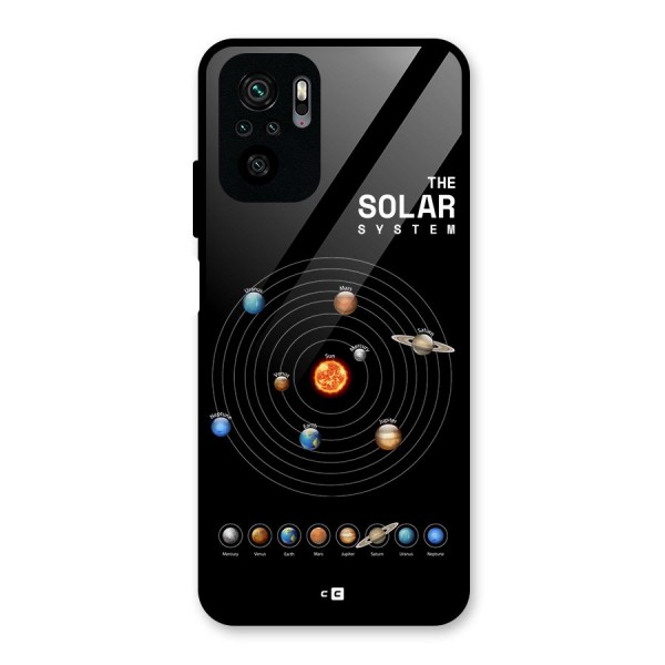 The Solar System Glass Back Case for Redmi Note 10