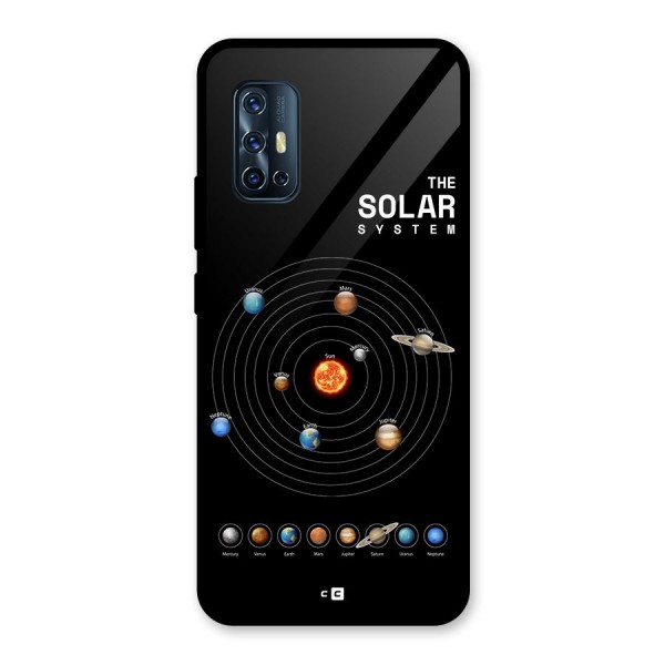 The Solar System Glass Back Case for Vivo V17