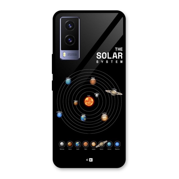 The Solar System Glass Back Case for Vivo V21e 5G