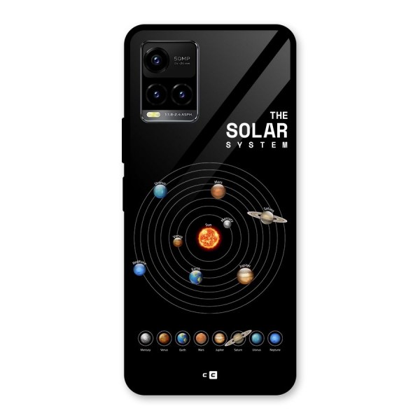 The Solar System Glass Back Case for Vivo Y21G