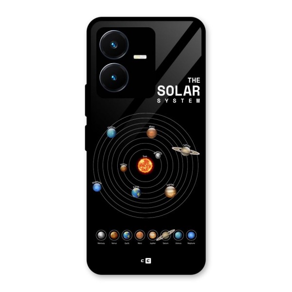 The Solar System Glass Back Case for Vivo Y22