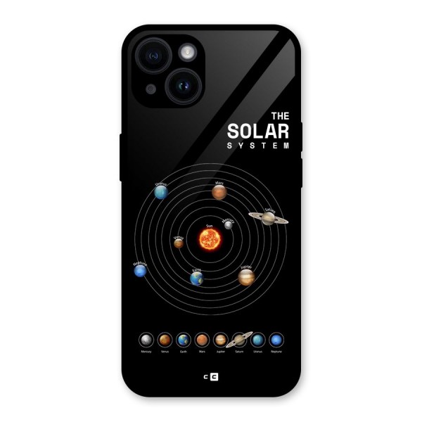 The Solar System Glass Back Case for iPhone 14