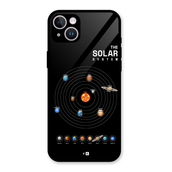 The Solar System Glass Back Case for iPhone 14 Plus