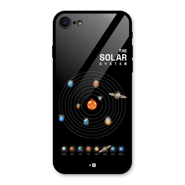 The Solar System Glass Back Case for iPhone SE 2020