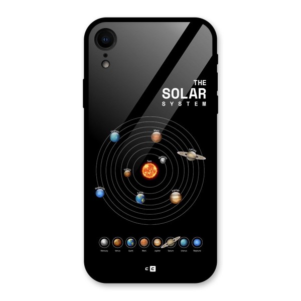 The Solar System Glass Back Case for iPhone XR