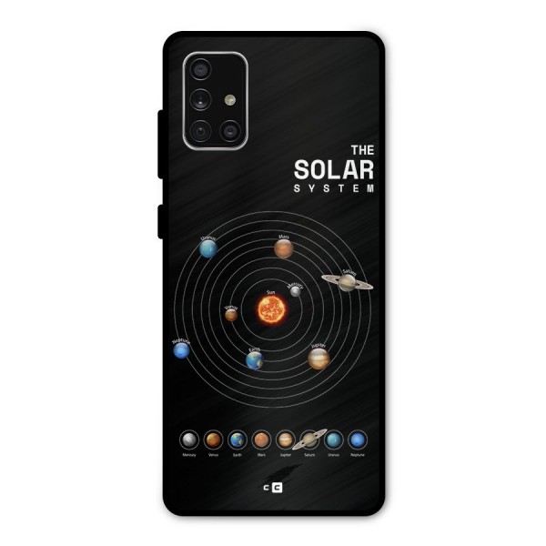 The Solar System Metal Back Case for Galaxy A71