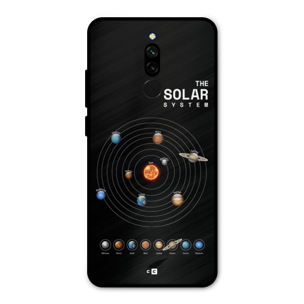 The Solar System Metal Back Case for Redmi 8