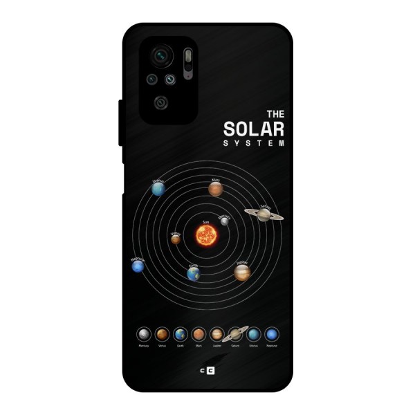 The Solar System Metal Back Case for Redmi Note 10