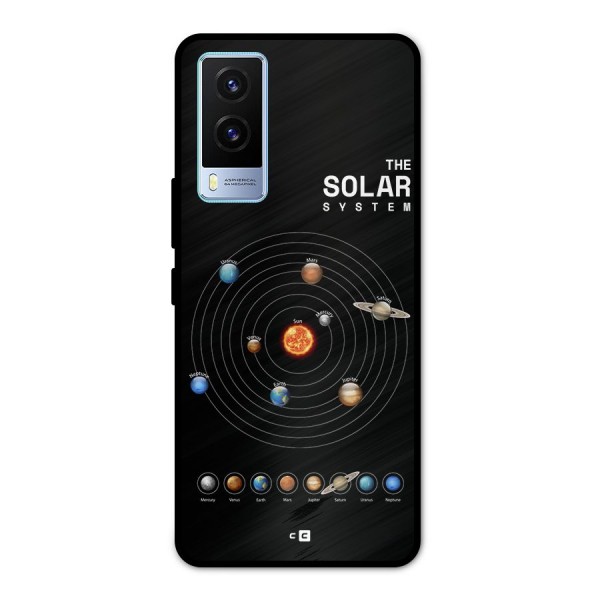 The Solar System Metal Back Case for Vivo V21e 5G