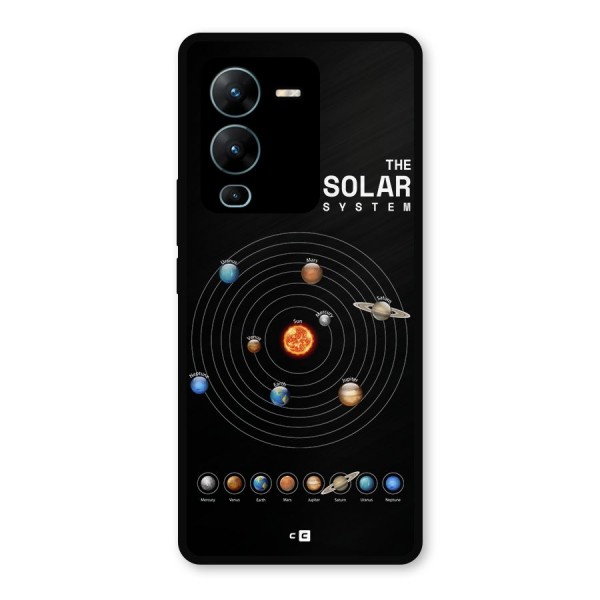 The Solar System Metal Back Case for Vivo V25 Pro