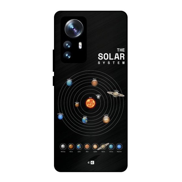 The Solar System Metal Back Case for Xiaomi 12 Pro