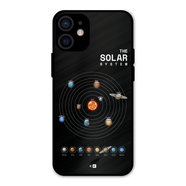 The Solar System Metal Back Case for iPhone 12 Mini