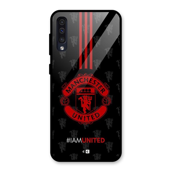 The United Spirit Glass Back Case for Galaxy A50