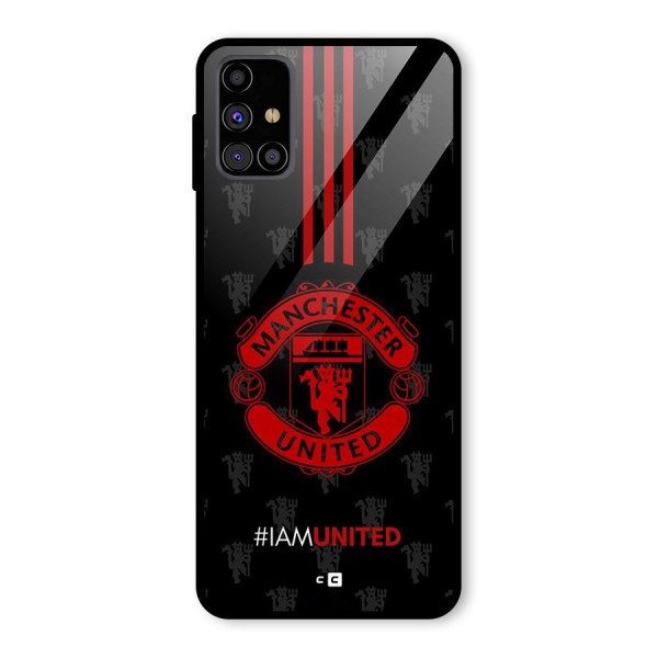 The United Spirit Glass Back Case for Galaxy M31s