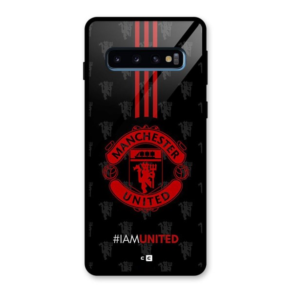 The United Spirit Glass Back Case for Galaxy S10