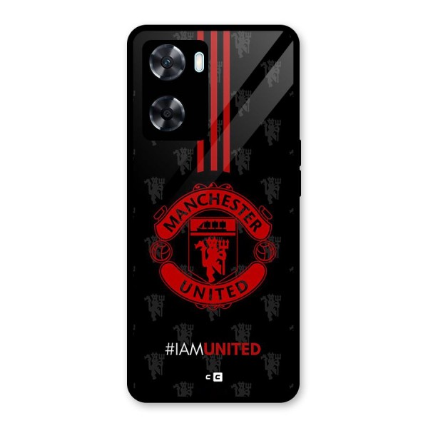 The United Spirit Glass Back Case for Oppo A77s