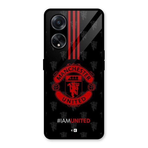 The United Spirit Glass Back Case for Oppo F23