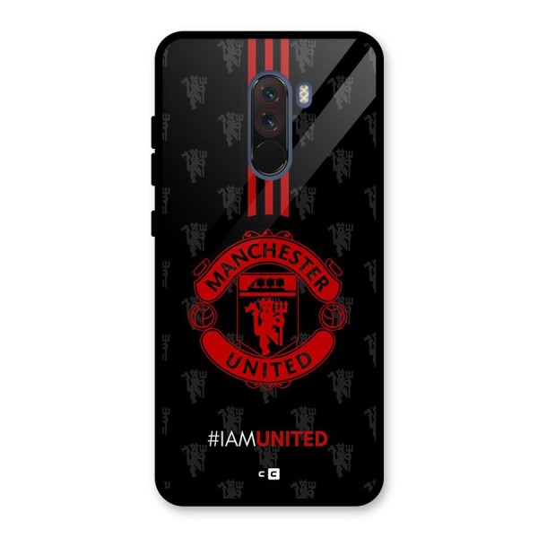 The United Spirit Glass Back Case for Poco F1