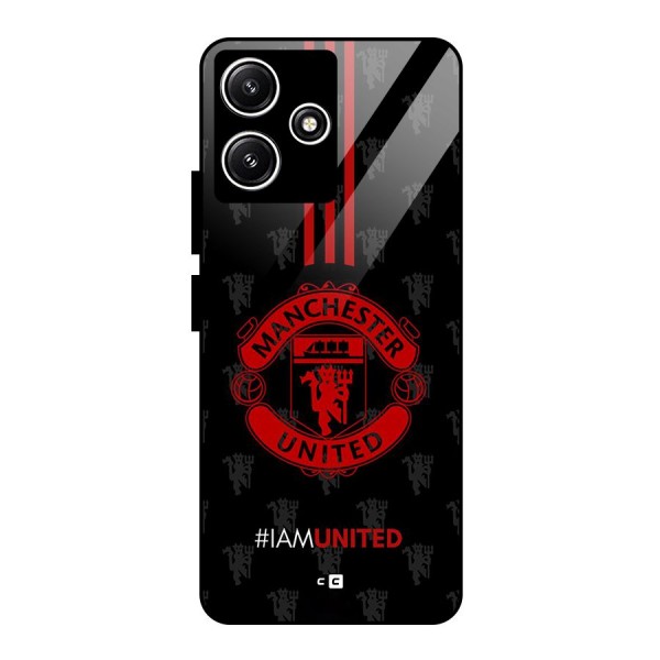 The United Spirit Glass Back Case for Poco M6 Pro