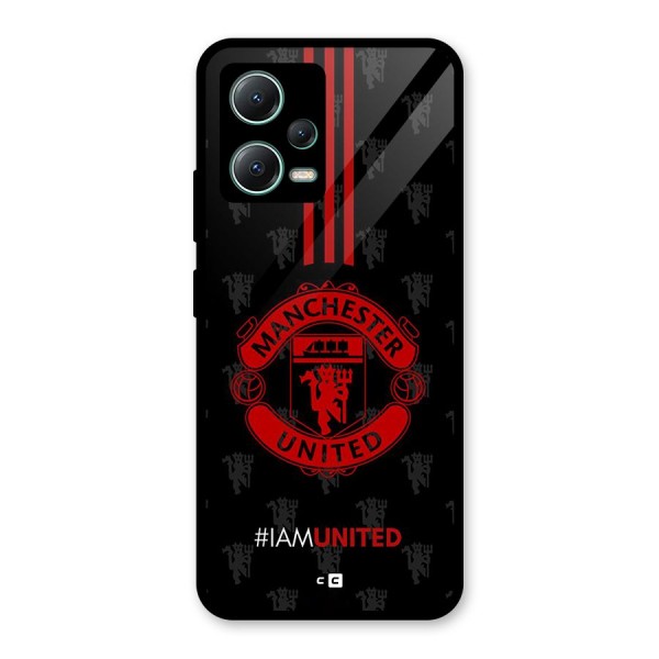 The United Spirit Glass Back Case for Poco X5