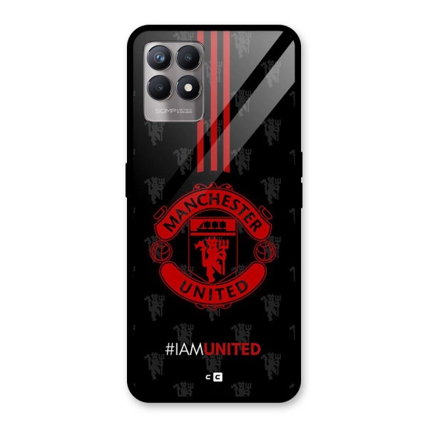 The United Spirit Glass Back Case for Realme 8i