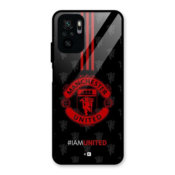 The United Spirit Glass Back Case for Redmi Note 10S