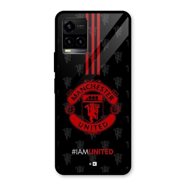 The United Spirit Glass Back Case for Vivo Y21G