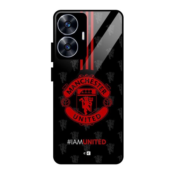 The United Spirit Glass Back Case for realme C55