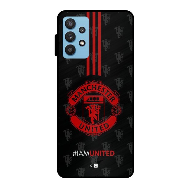 The United Spirit Metal Back Case for Galaxy M32 5G