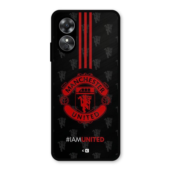 The United Spirit Metal Back Case for Oppo A17