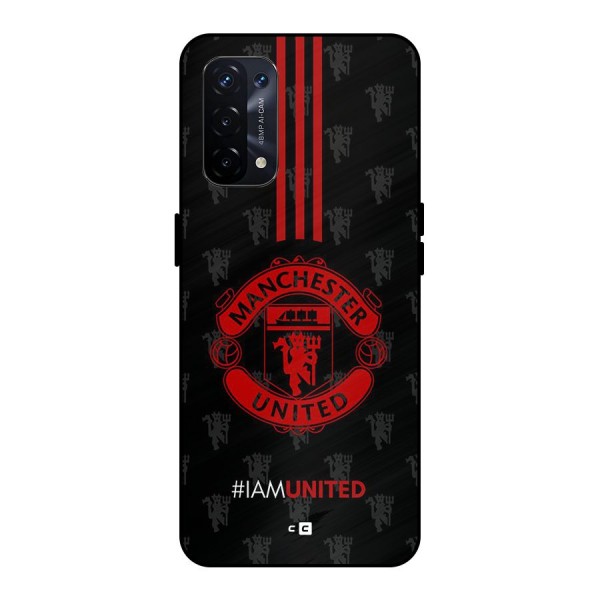 The United Spirit Metal Back Case for Oppo A74 5G