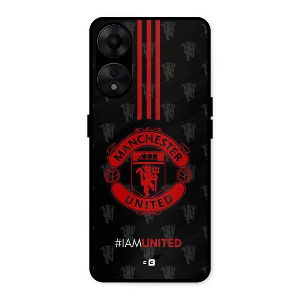 The United Spirit Metal Back Case for Oppo A78 5G