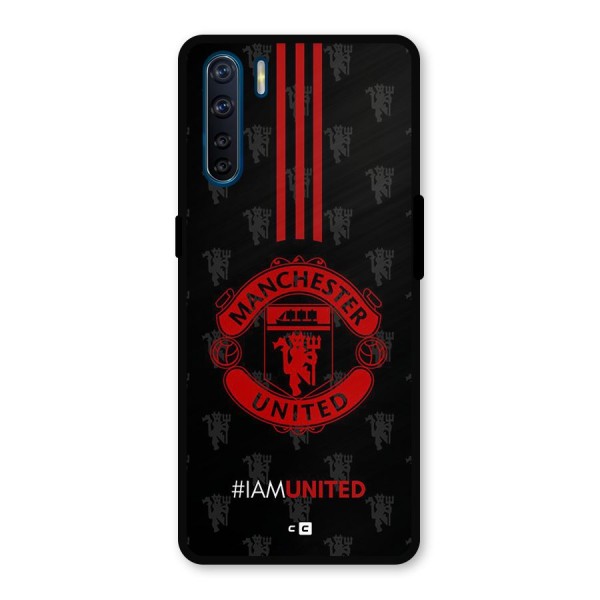 The United Spirit Metal Back Case for Oppo F15