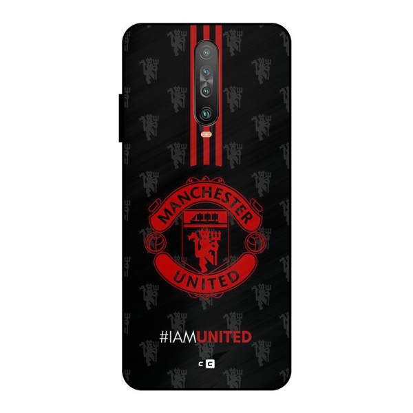 The United Spirit Metal Back Case for Poco X2