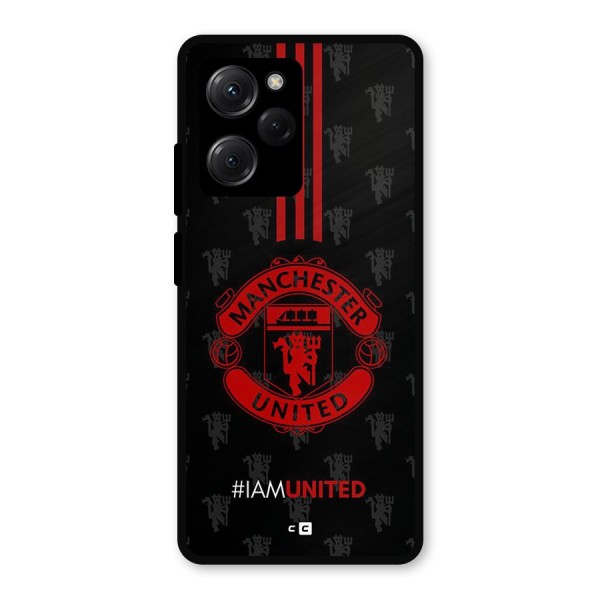 The United Spirit Metal Back Case for Poco X5 Pro