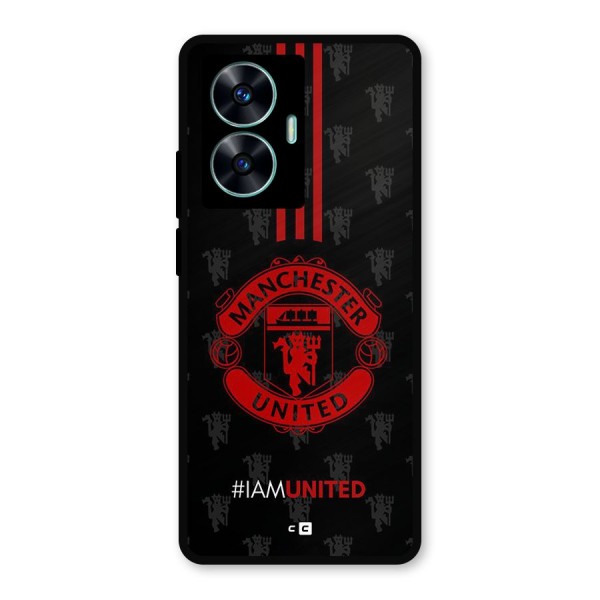 The United Spirit Metal Back Case for Realme C55