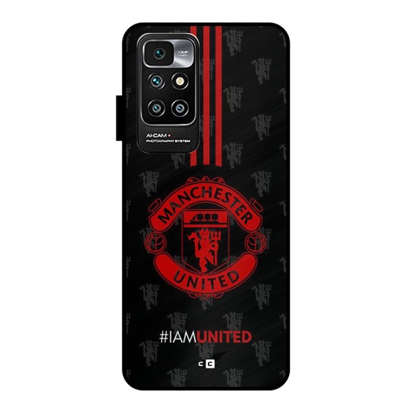 The United Spirit Metal Back Case for Redmi 10 Prime