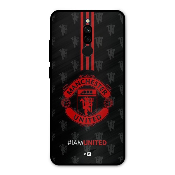 The United Spirit Metal Back Case for Redmi 8