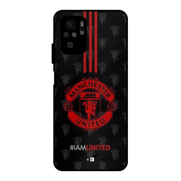 The United Spirit Metal Back Case for Redmi Note 10