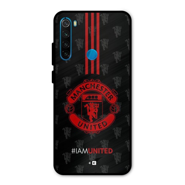 The United Spirit Metal Back Case for Redmi Note 8