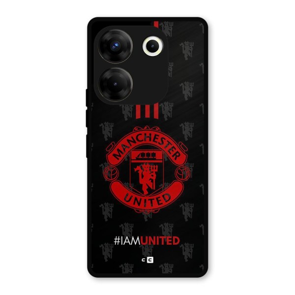 The United Spirit Metal Back Case for Tecno Camon 20